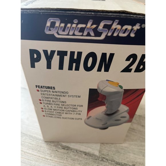 Quick Shot QS-197 Python 2B deluxe digital joystick in original box vintage - Picture 3 of 7